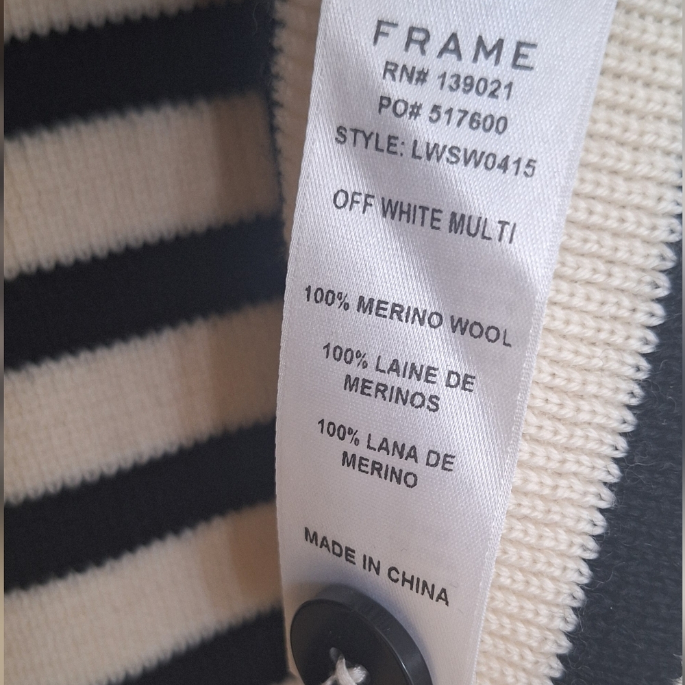 Frame 100% Merino Wool Sweater - Picture 5 of 8